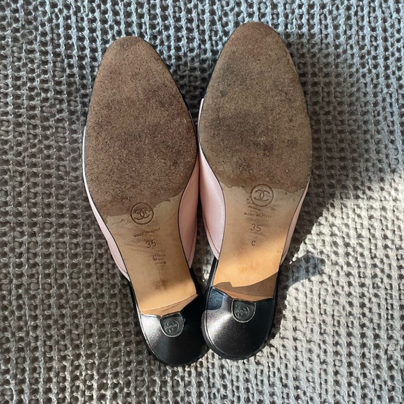 Chanel Cap-Toe Kitten Mules - Picture 9 of 9
